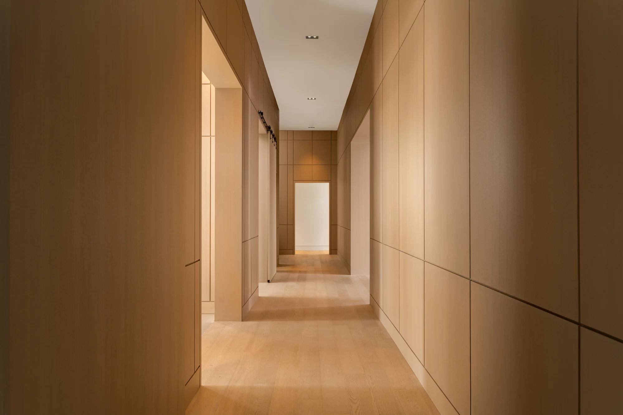 Panelled interior